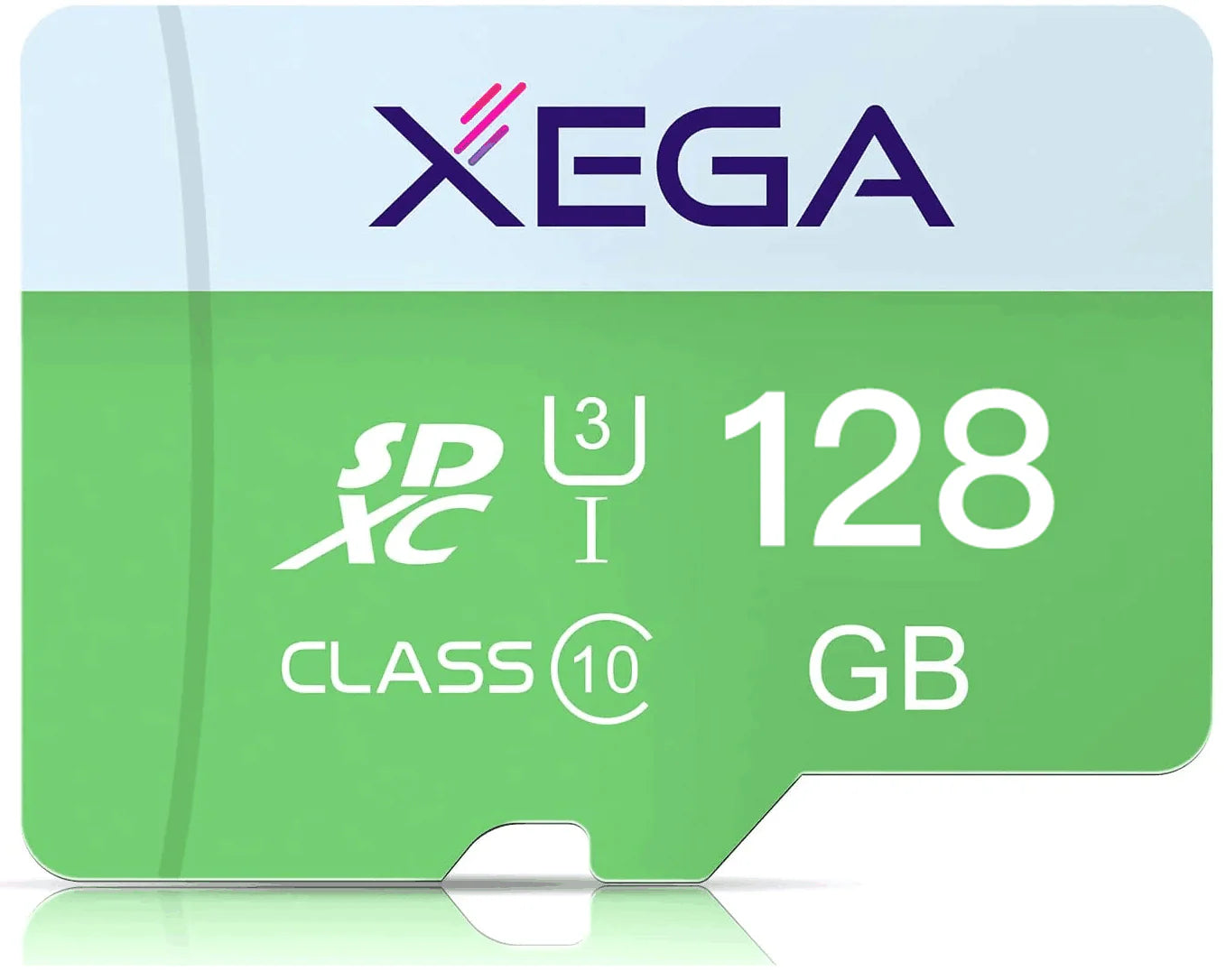 Xega 128GB Memory Card, UHS-I Flash SD Card, High Speed Up to 100MB/s, Class 10, U3, V30, A1, EXFAT TF Card.
