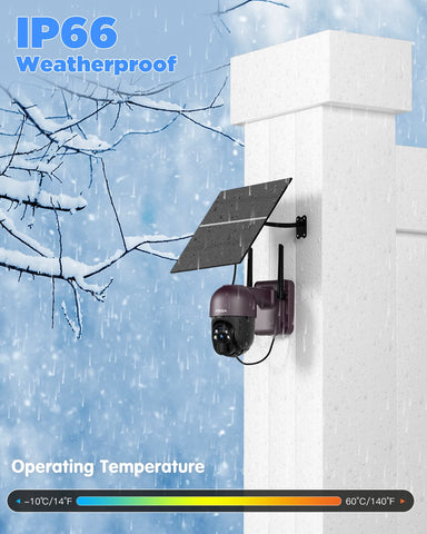 Xega [24/7 Recording] XG-01 4G LTE Security Camera with 20W Solar Panel 20,000mAh Battery SIM Card, 2K HD Color Night Vision CCTV, PIR Motion Detection.