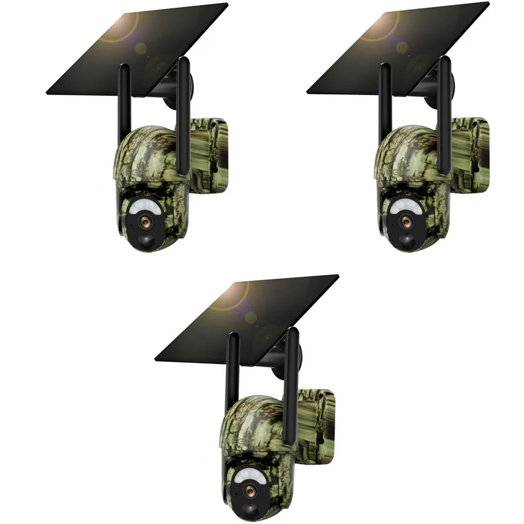 UCOCARE 2K 4MP PTZ Solar bewakingscamera voor buiten, accu, 360°/120 UCOCARE 2K 4MP PTZ Solar bewakingscamera voor buiten, accu, 360°/120