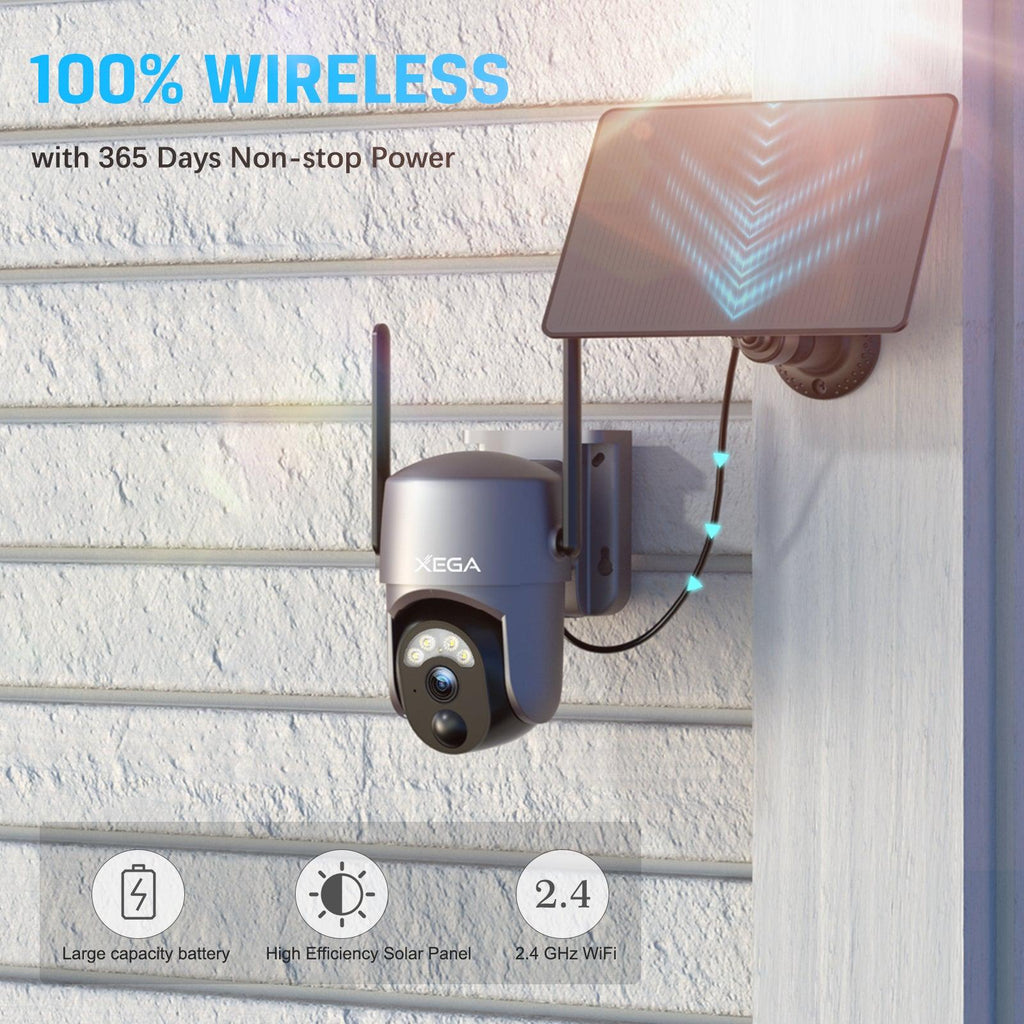 Bewegingsdetectie Camera Xega 4G LTE Buitencamera Zonne-energie - Draadloos, Bewegingsdetectie, Kleurennachtzicht, Geen WiFi Nodig Ip Camera Battery Bewegingsdetectie Camera Xega 4G LTE Buitencamera Zonne-energie - Draadloos, Bewegingsdetectie, Kleurennachtzicht, Geen WiFi Nodig Ip Camera Battery